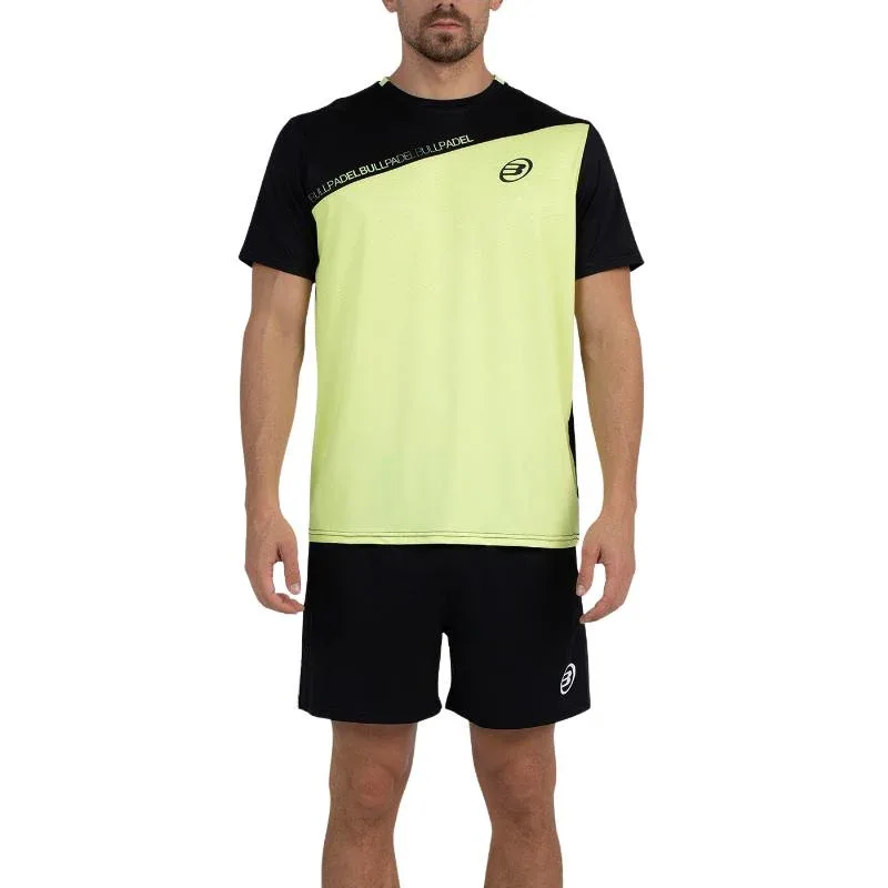 Remera Bullpadel Summit Amarillo Azufre Fluor